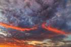 USA, Washington State. Vivid sunset clouds. Art Print